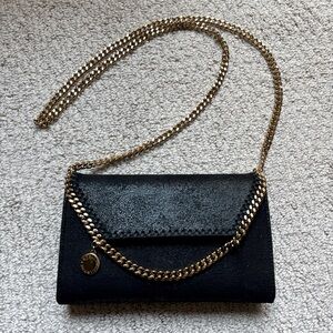 Stella McCartney Mini Crossbody Falabella Bag in Black